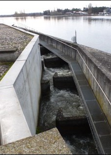 Un ouvrage en ciment : échellerai de Vichy