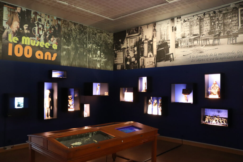 Une des salles de l'exposition "Afrique arts contemporains".