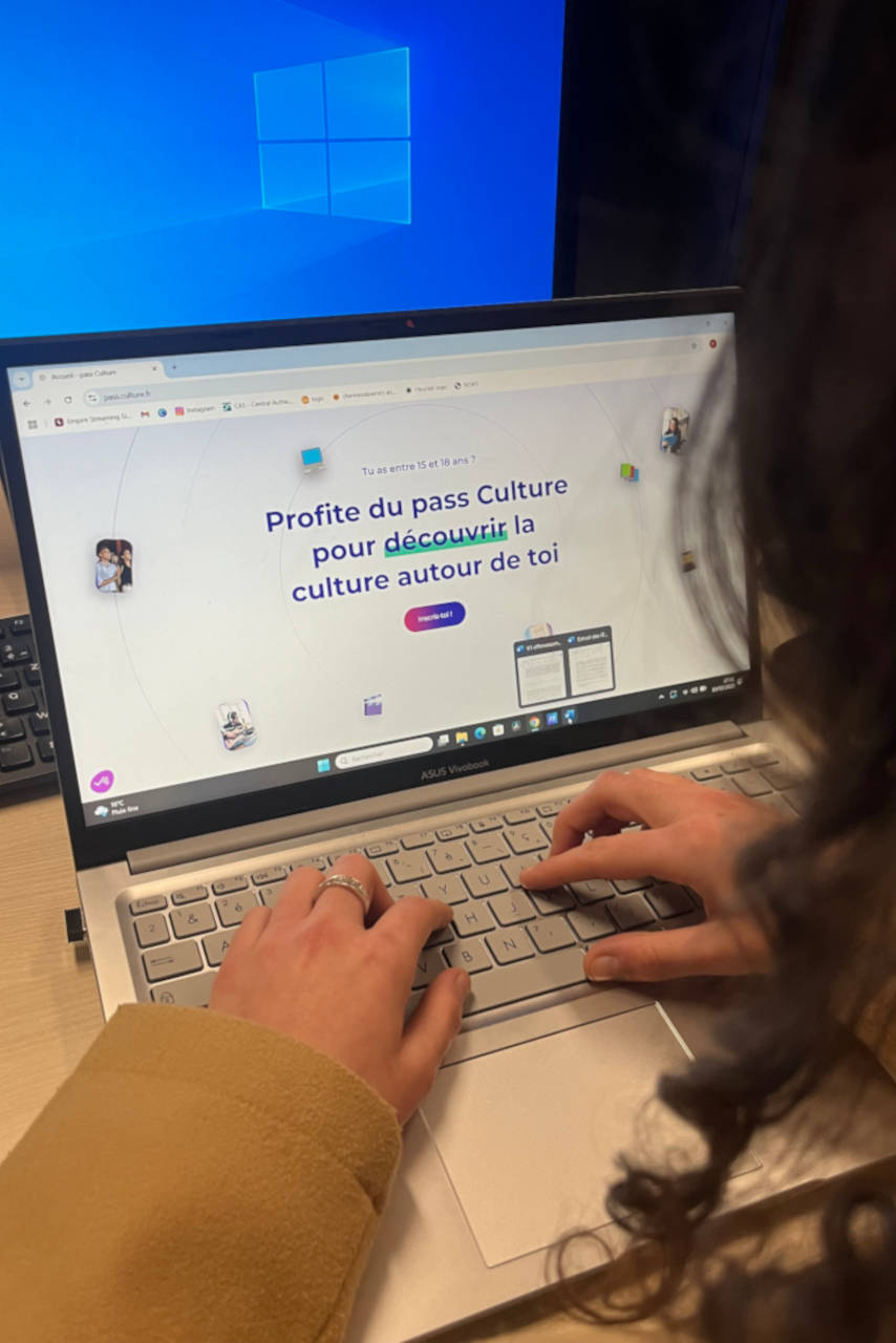 Un écran d'ordinateur.