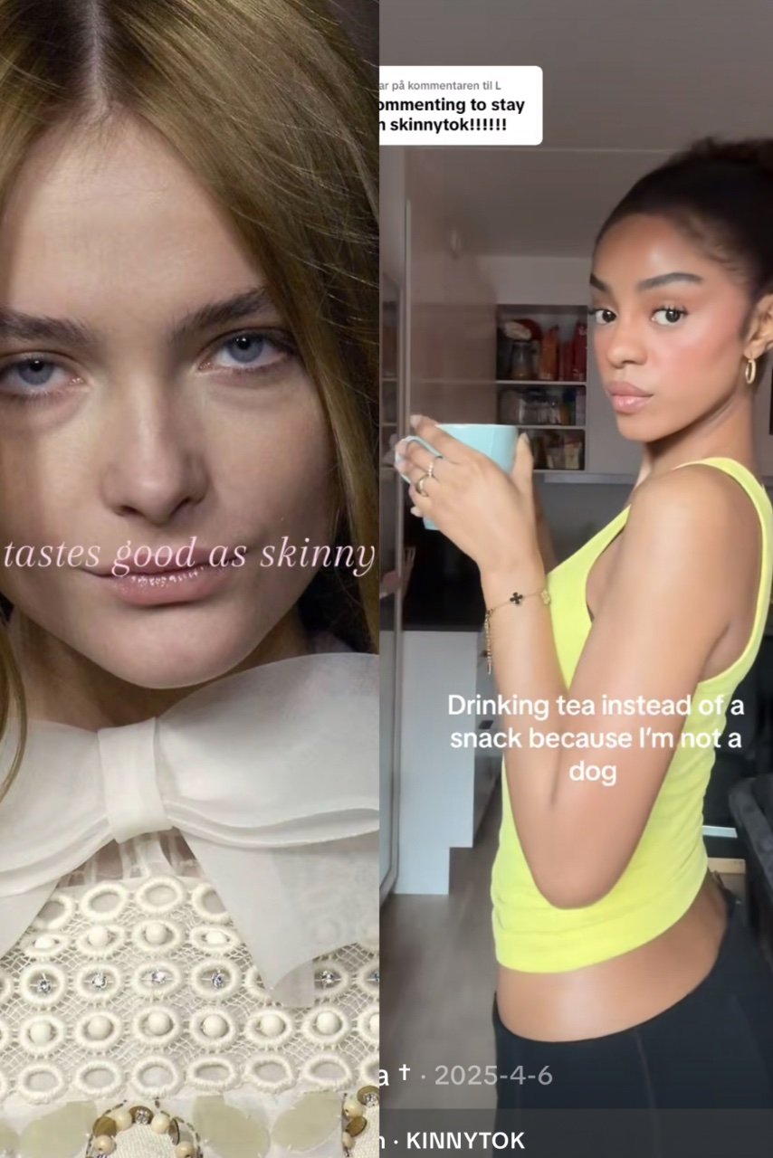Trois créateur.ices de contenu Skinny Tok promulguent des messages visant à encourager la perte de poids.